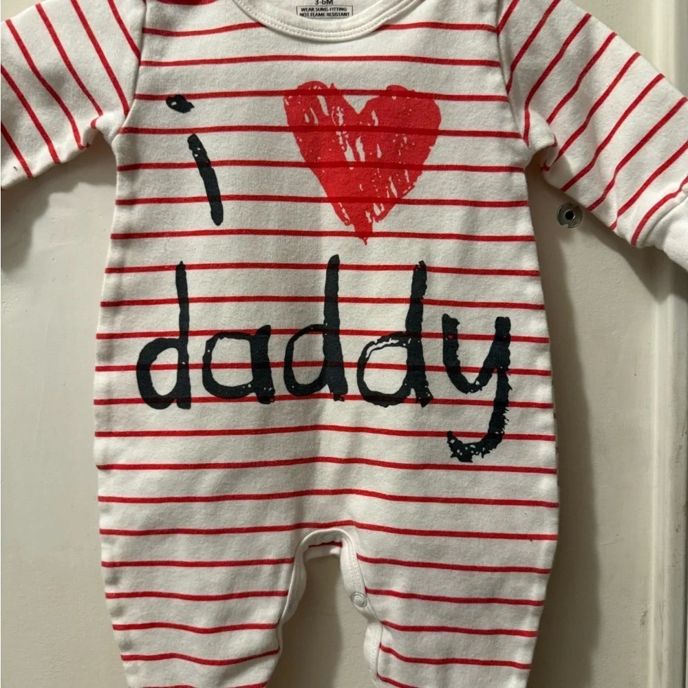 I Love Daddy Romper